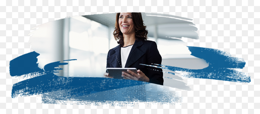 Business Woman Brush Stroke - Businessperson, HD Png Download - business woman png