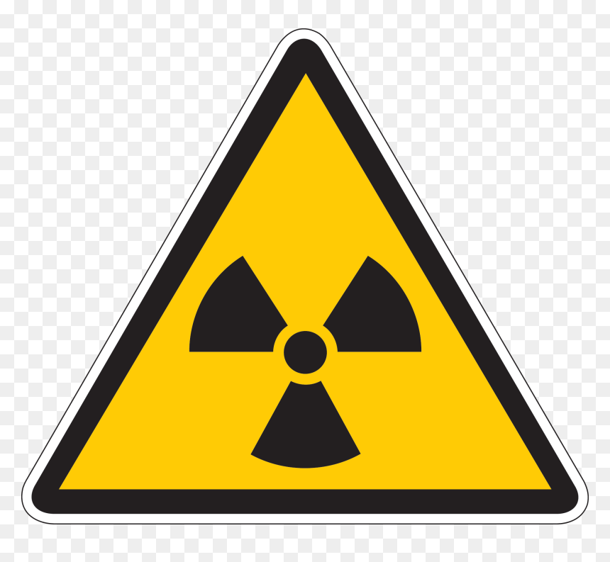 Radiation Warning Sign, HD Png Download - caution png