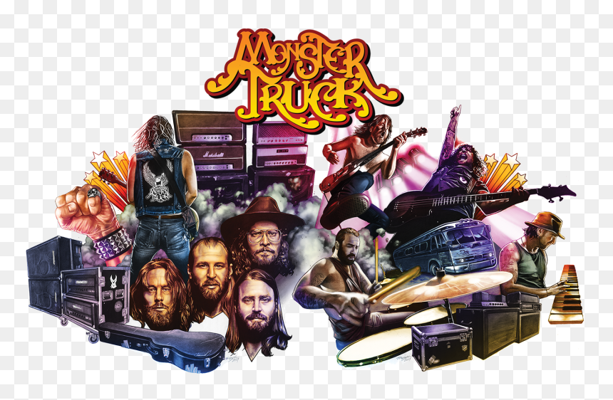 Monster Truck - Monster Truck Band Cd, HD Png Download - monster jam png