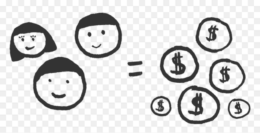 Happy People Reduce Costs And Increase Revenue - Cartoon, HD Png Download - happy people png
