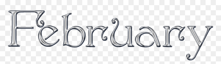 February 2016 - Skyfall - February Word Art Png, Transparent Png - february png