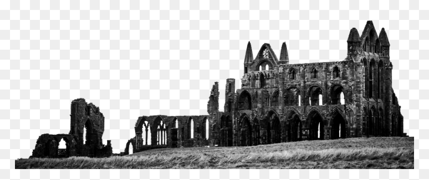 Whitby Abbey, HD Png Download - ruins png