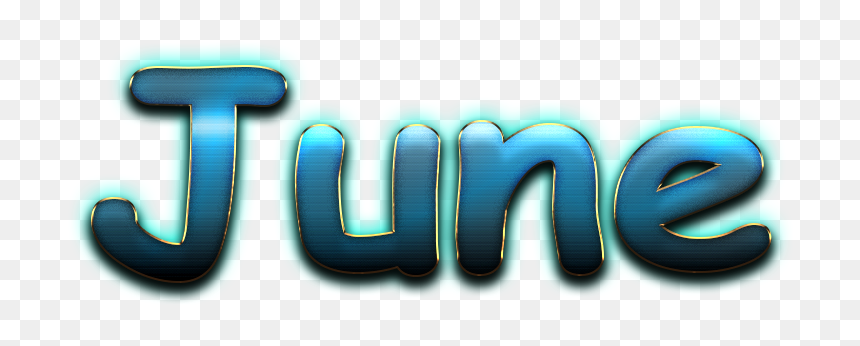 June Name Png - Month Of June Png, Transparent Png - june png