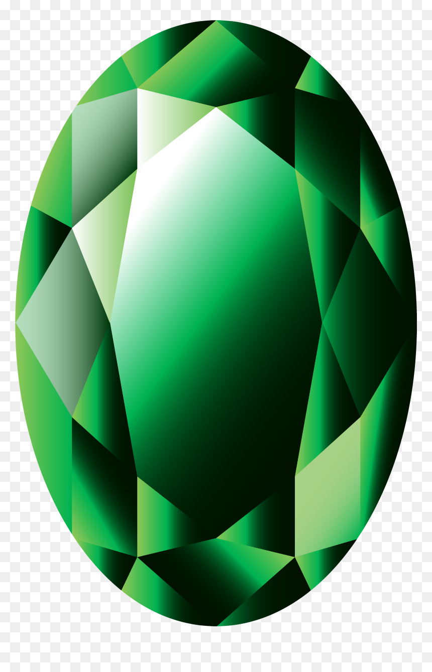 Oval Emerald Png Clipart - Emerald Clip Art, Transparent Png - emerald png