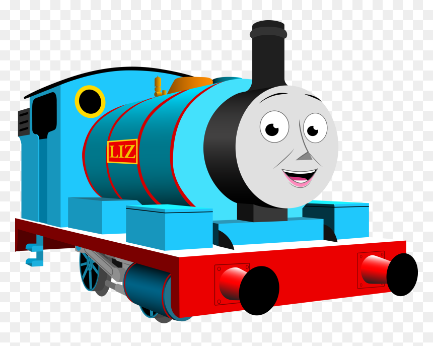 Thomas Train Tank Locomotive Saddle Tank Clip Art - Liz Thomas And Friends, HD Png Download - thomas the tank engine png