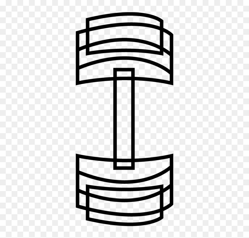 Clip Art, HD Png Download - dumbell png