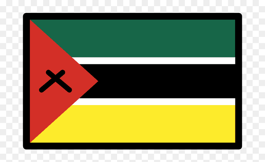 Mozambique Flag Emoji Clipart - Traffic Sign, HD Png Download - cuba flag png