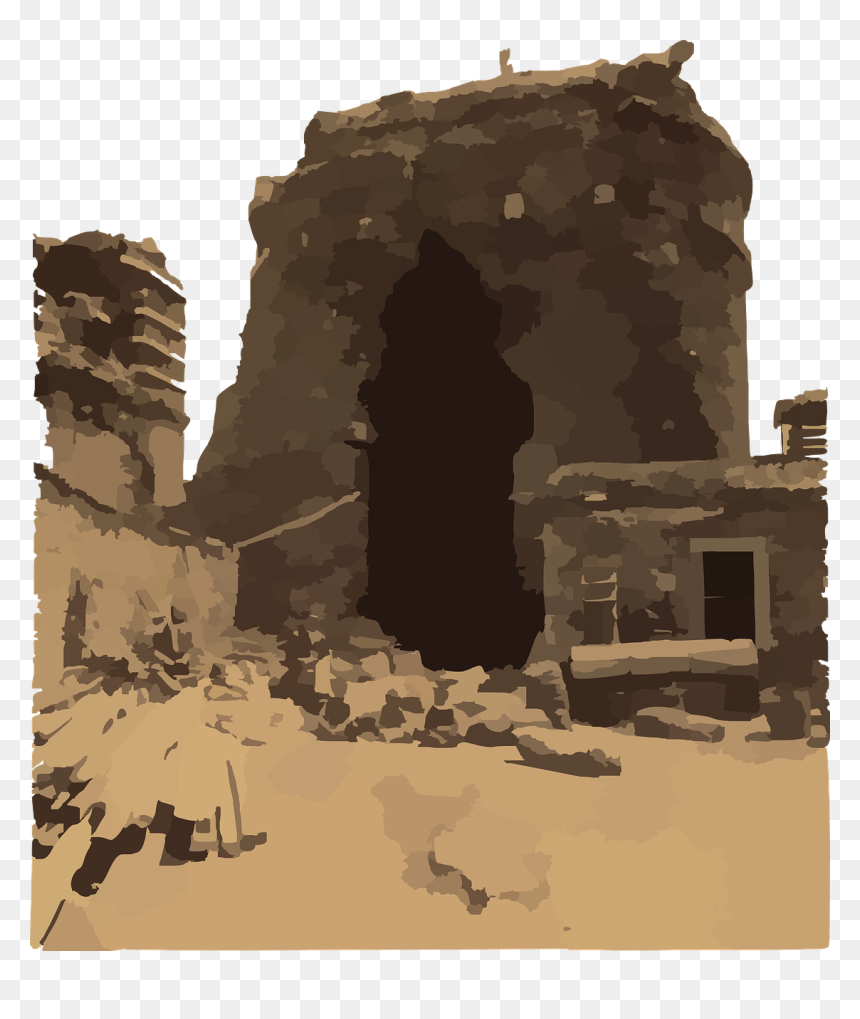 부서진 건물, HD Png Download - ruins png