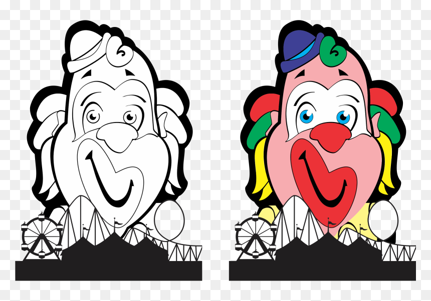 Clowns Carnival Clip Arts - Carnival Silhouette, HD Png Download - carnival png