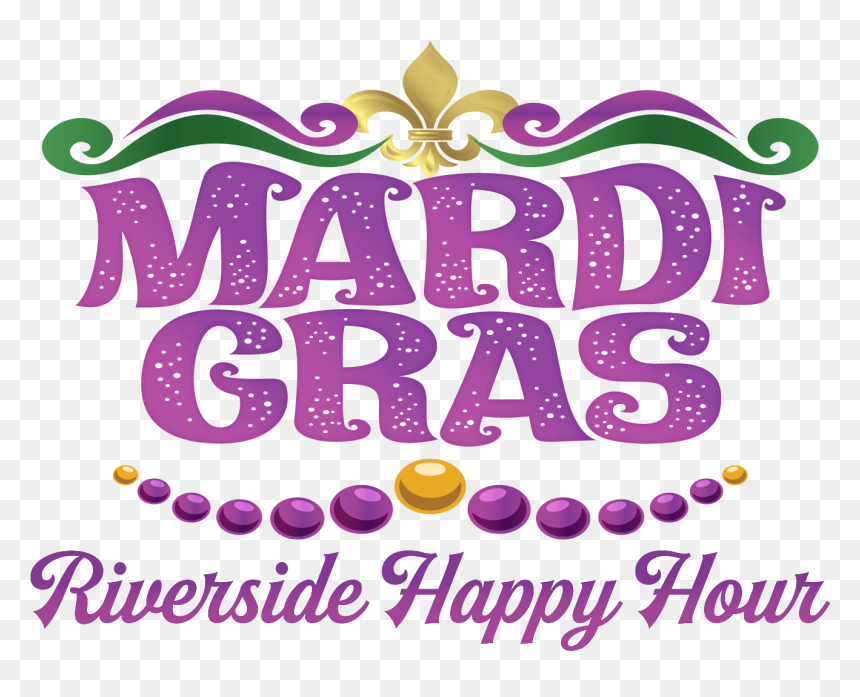 Mardi Gras Riverside Happy Hour - Illustration, HD Png Download - happy hour png