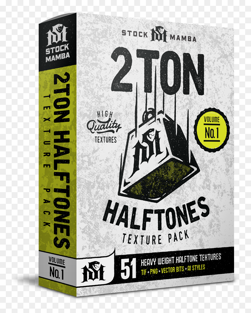2 Ton Halftones Texture Pack - Paper Product, HD Png Download - halftone png