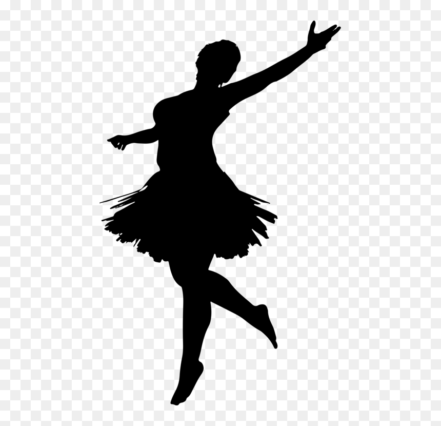 Ballerina Silhouette Ballerina Icon, HD Png Download - ballerina png