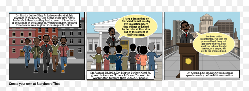 Cartoon, HD Png Download - martin luther king jr png
