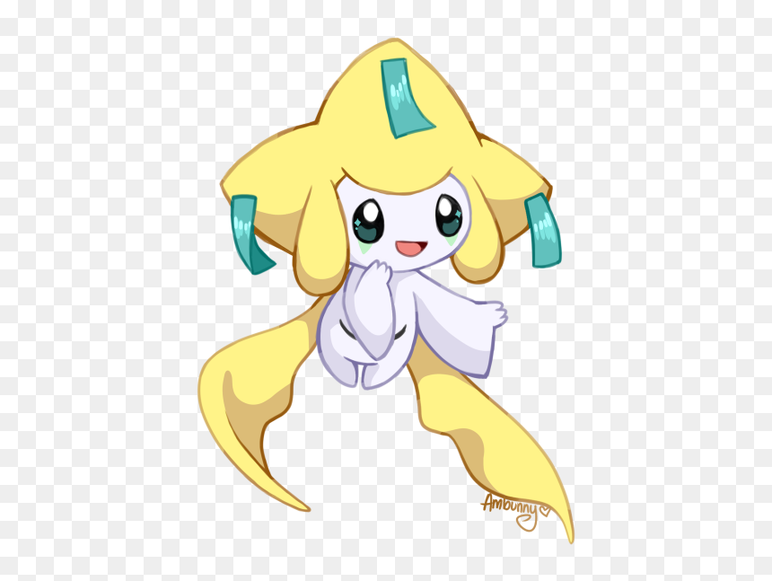 Jirachi Cartoon Yellow Mammal Vertebrate Fictional - Wishing Star Pokemon, HD Png Download - jirachi png