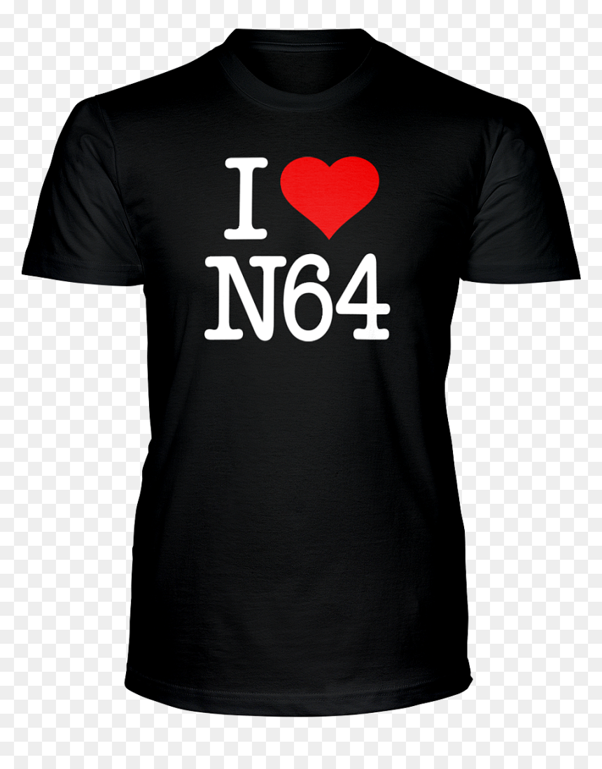 I Love N64 - Active Shirt, HD Png Download - n64 png
