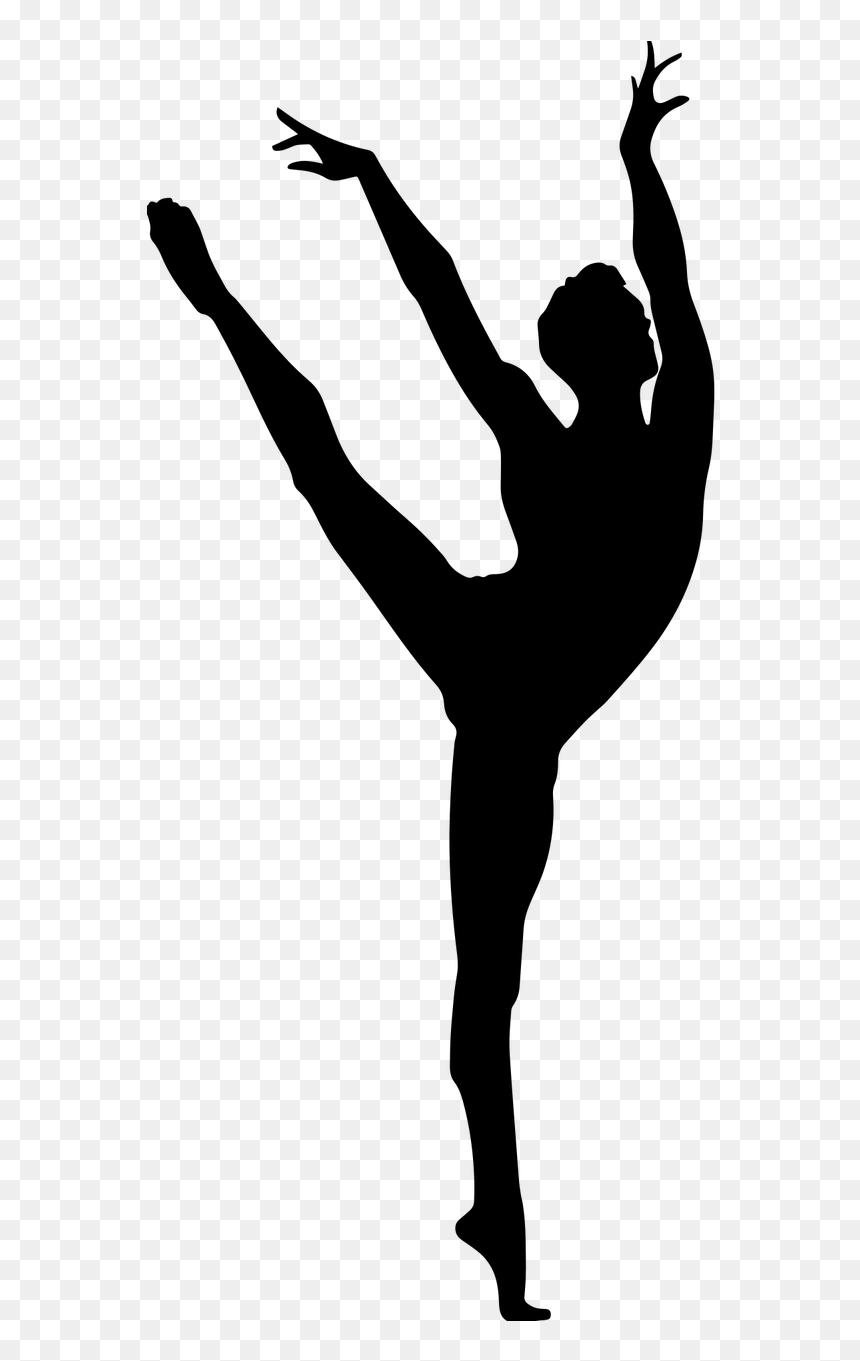 Silhouette, HD Png Download - ballerina png