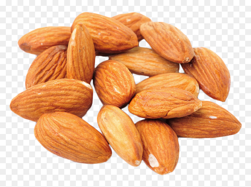 Almond Dried Fruit Walnut Food - Transparent Almond Clipart, HD Png Download - almond png