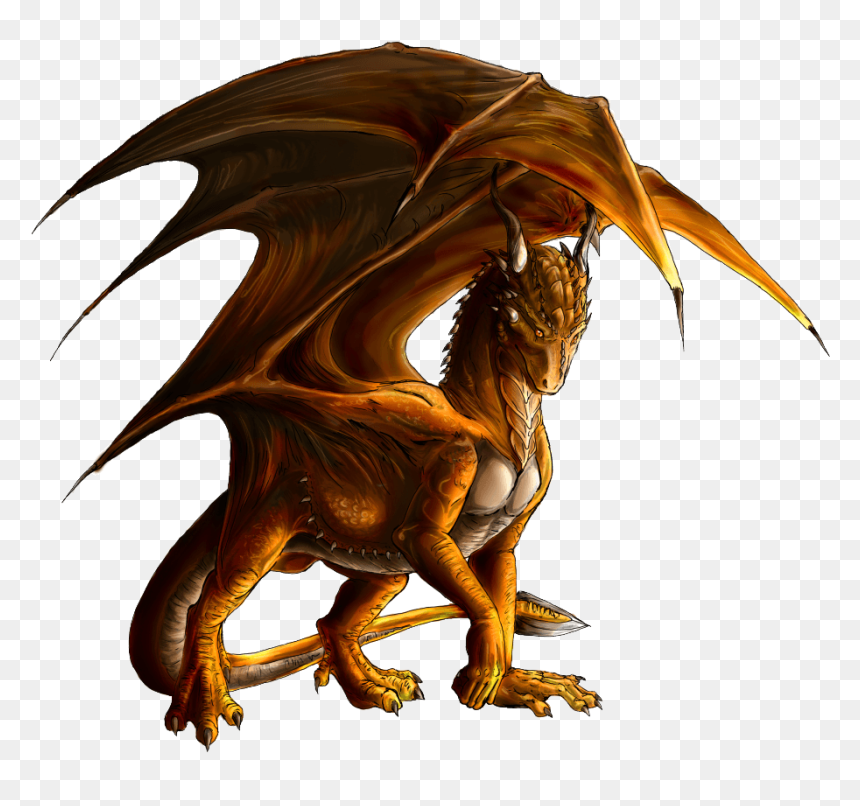 Large Brown Dragon Clip Arts - Dragon Png, Transparent Png - dragons png