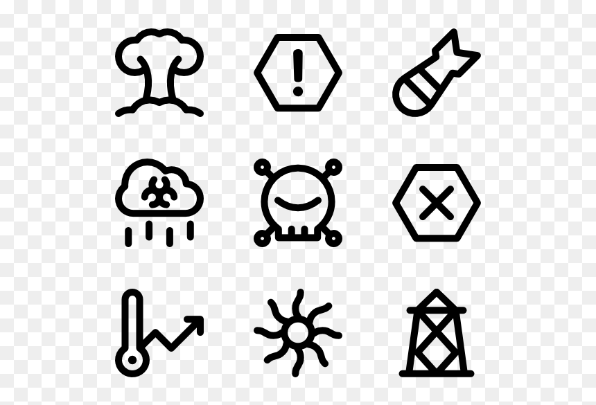 Planet Vector Icon Png, Transparent Png - nuclear png