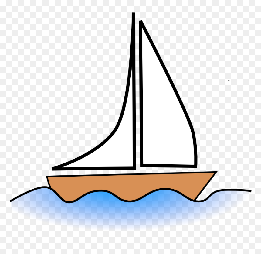 Sailboat Sailing Ship Fishing Vessel Boating - Sail Boat Clip Art, HD Png Download - fishing boat png
