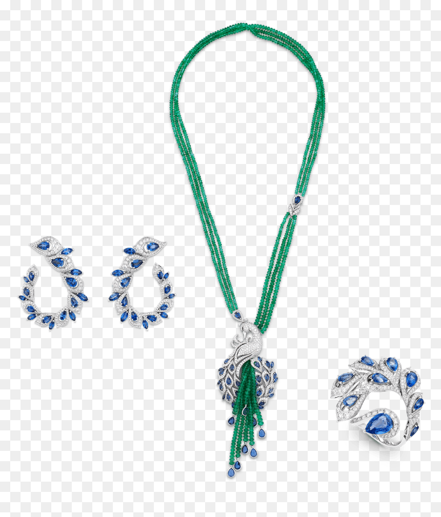 High Jewellery Peacock, HD Png Download - emerald png