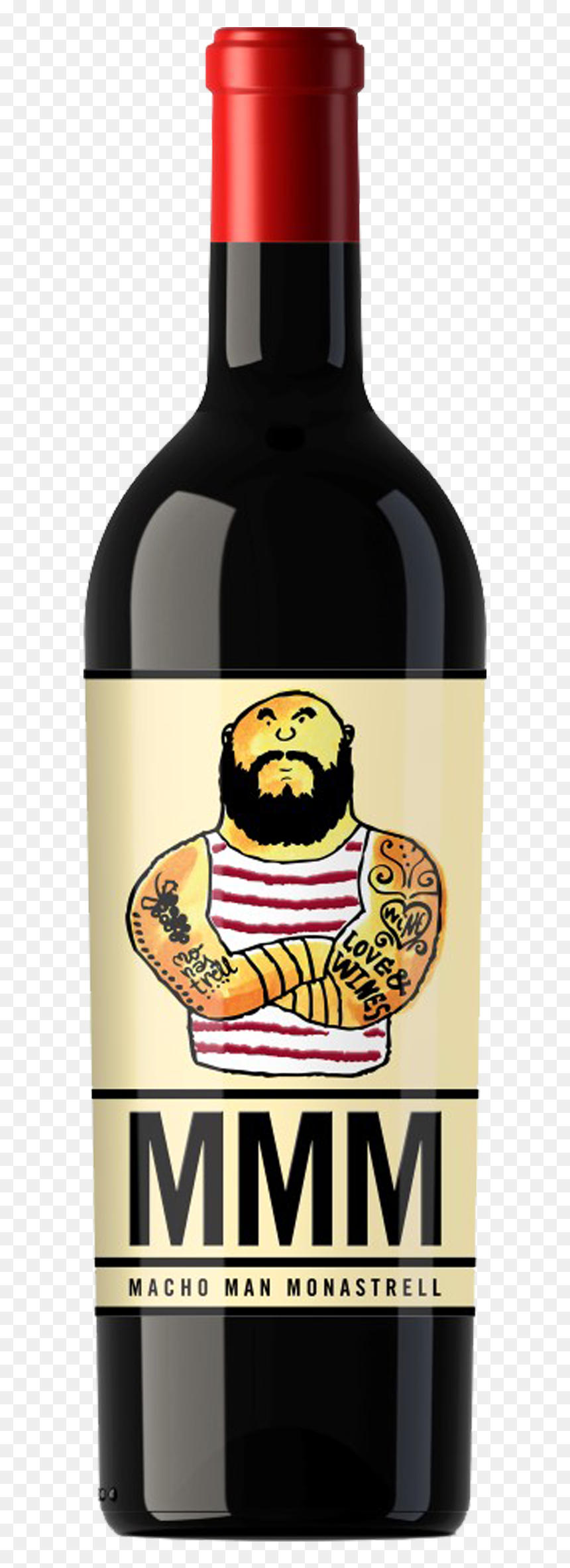 Macho Man Monastrell - Casa Rojo Macho Man Monastrell Mmm Dop 2016, HD Png Download - macho man png