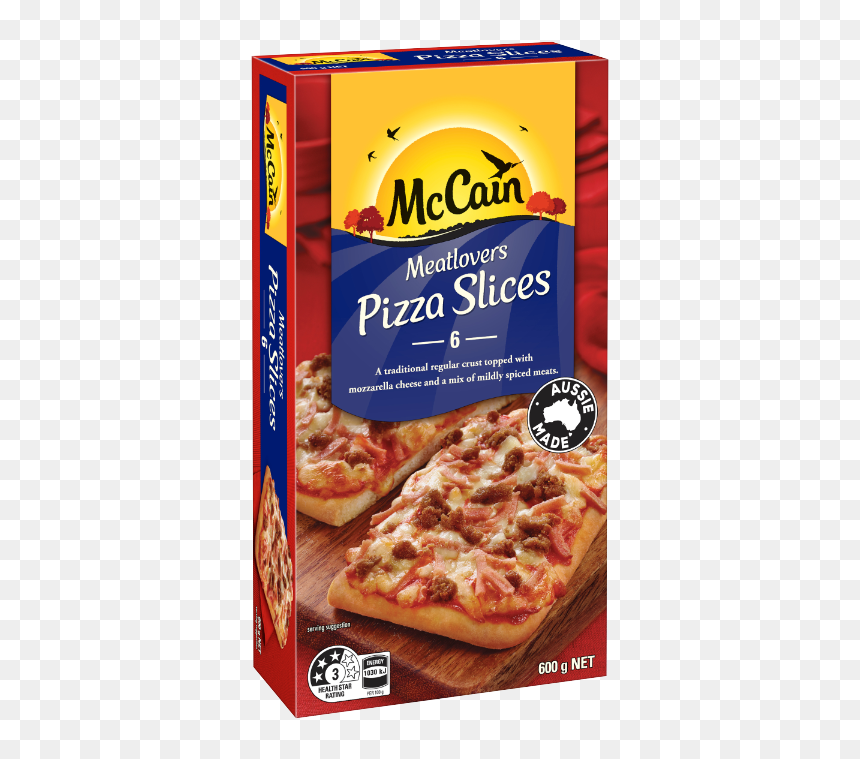 Mccain Meatlovers Pizza Slices, HD Png Download - slice of pizza png