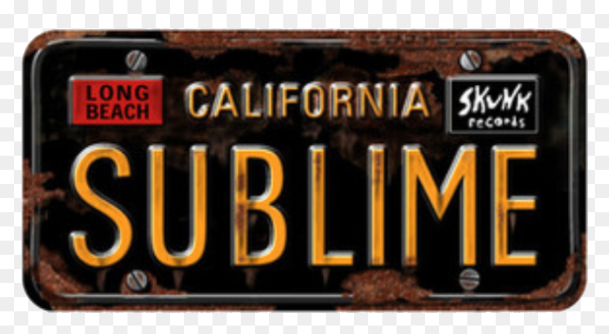 Aesthetic License Plate Png, Transparent Png - license plate png