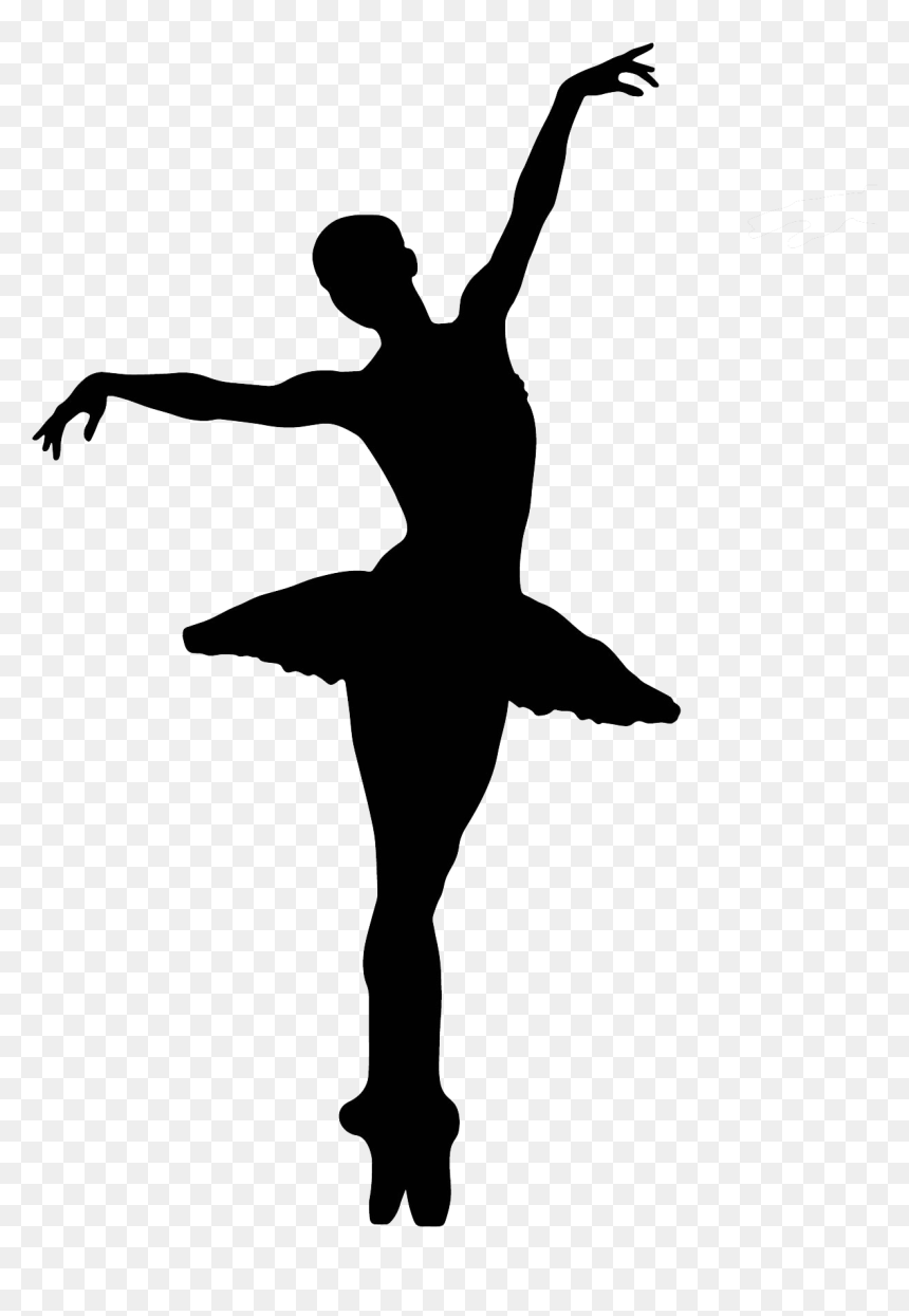 Jessie Eccles Quinney Ballet Centre Silhouette - Ballet Dancer Silhouette, HD Png Download - ballerina png