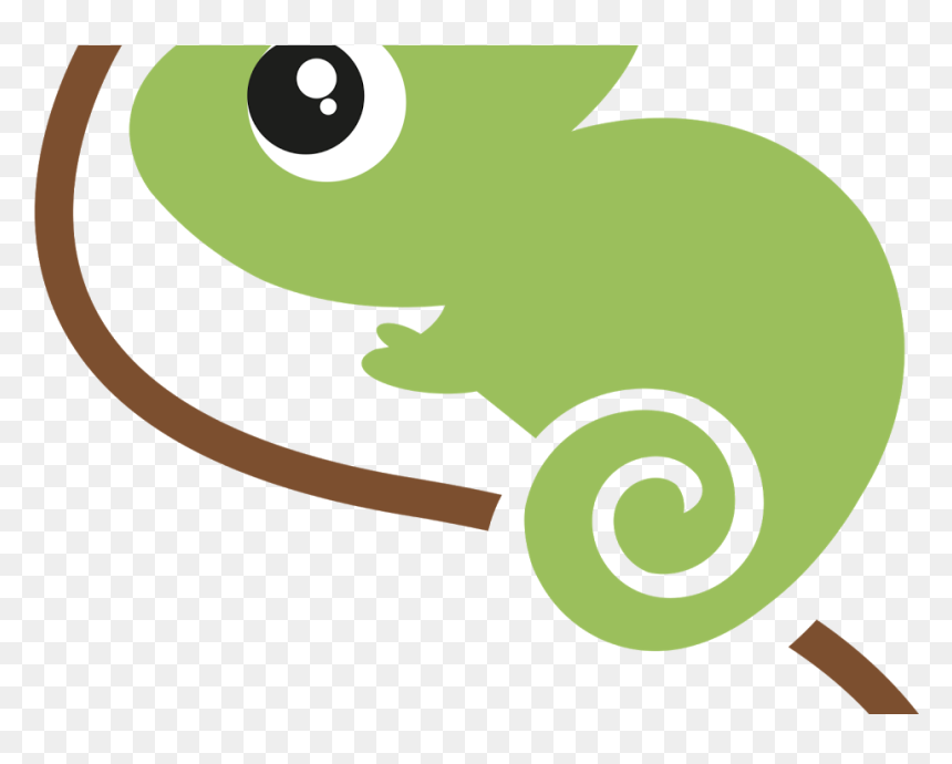 Png Freeuse Chameleon Clipart Baby - Cartoon, Transparent Png - chameleon png