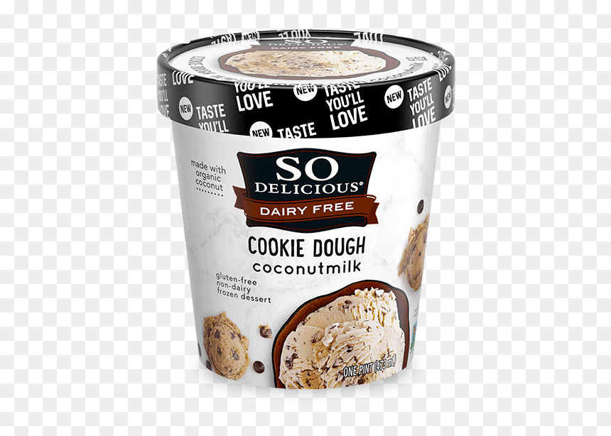 Cookie Dough Coconutmilk Frozen Dessert"
 Class="pro-xlgimg - So Delicious Mocha Almond Fudge Ice Cream, HD Png Download - dessert png