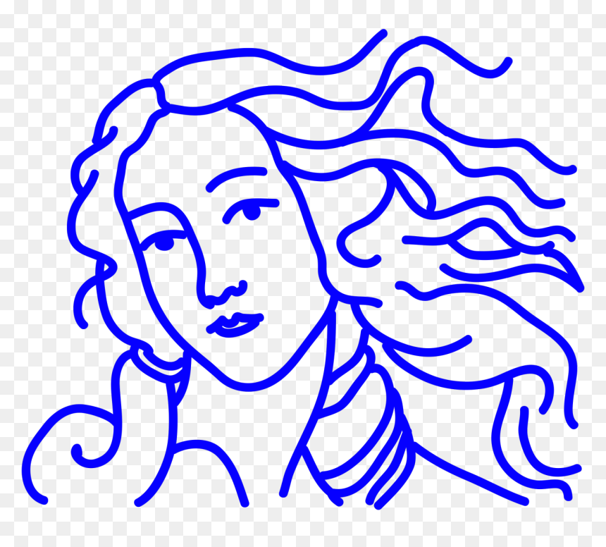 Venus - Transparent Aesthetic Png Tumblr Blue, Png Download - venus png