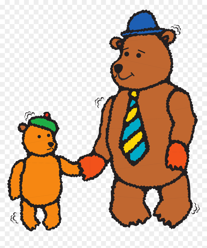 Clipart Father Bear, HD Png Download - father png