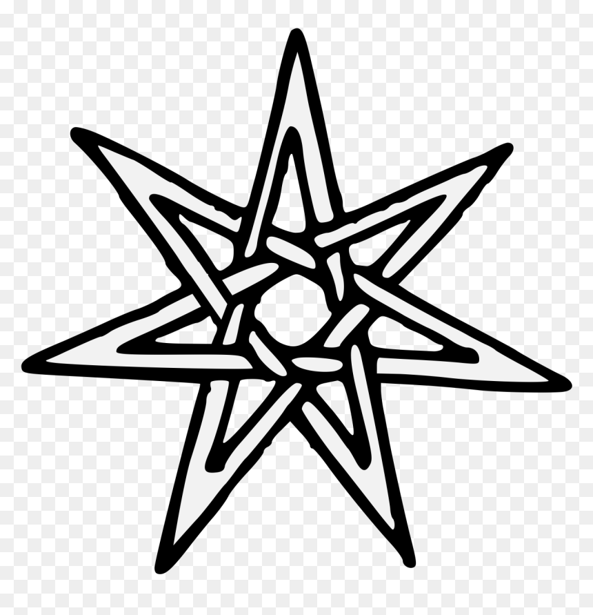 Mullet Vector Blue - Heptagram Png, Transparent Png - mullet png