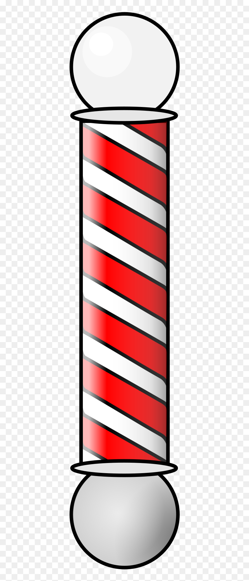 Light Clipart Barber - Logo Barber Pole Png, Transparent Png - barber png