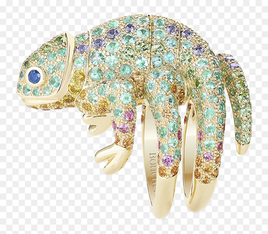 Boucheron Ring Animal, HD Png Download - chameleon png