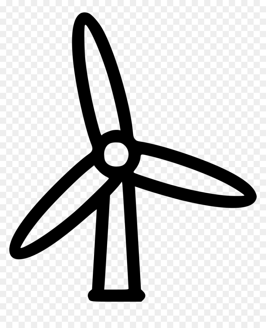 Wind Energy Power Turbines - Wind Power Energy Icon Free, HD Png Download - wind turbine png