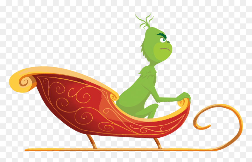 Fastly Leaping Over All Threats F - Grinch Sleigh Png, Transparent Png - sleigh png