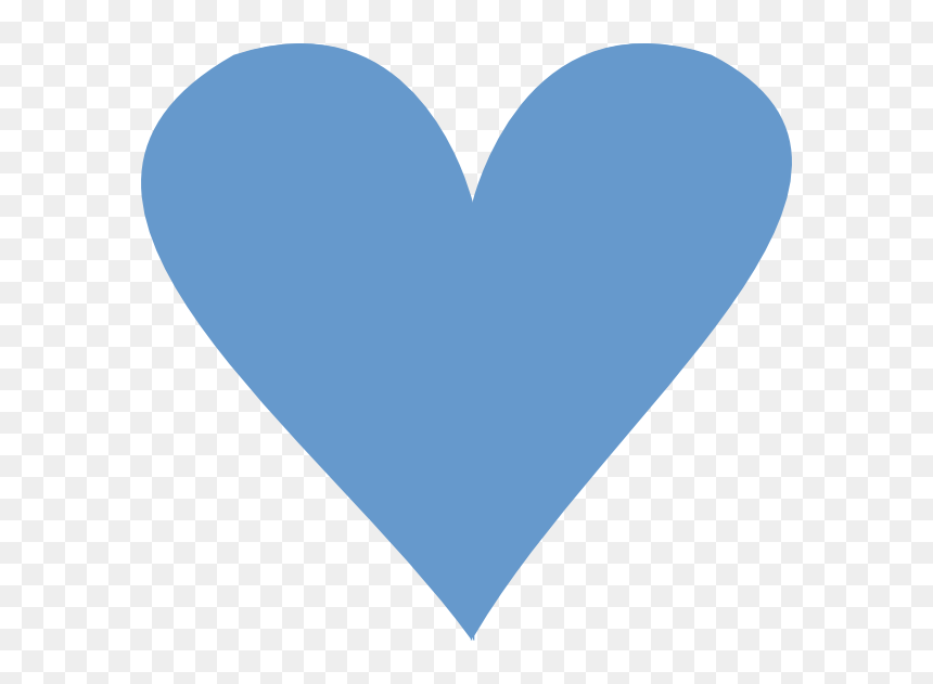 Light Blue Heart Clip Art At Clker - Heart, HD Png Download - blue heart png