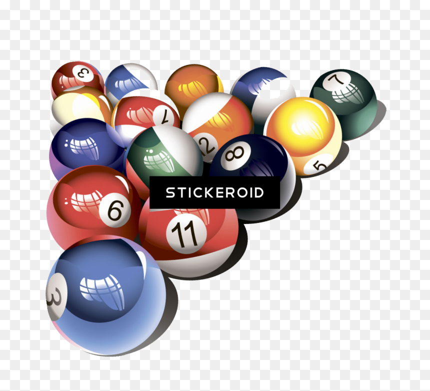 Billiard Balls Sports - Billiard Balls Png, Transparent Png - balls png