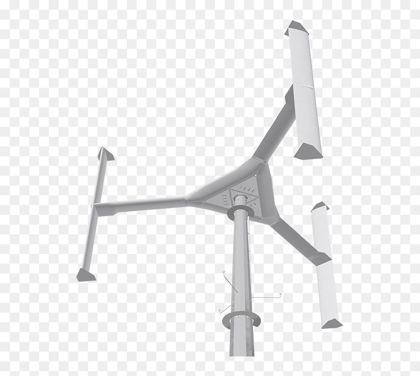The Ecovert - Vertical Axis Wind Turbine Transparent, HD Png Download - wind turbine png