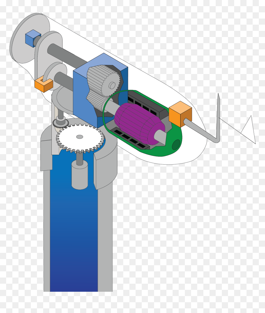 Small Slipring, HD Png Download - wind turbine png