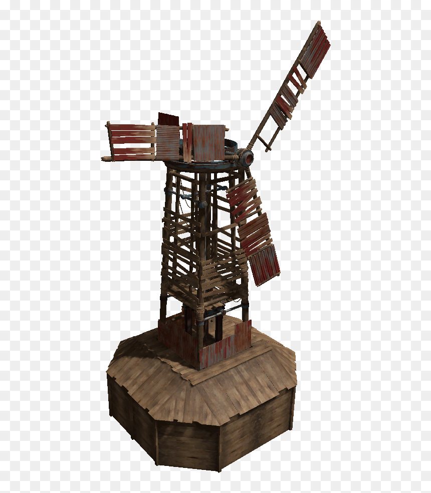 Rust - Turbina Eolica Rust, HD Png Download - wind turbine png
