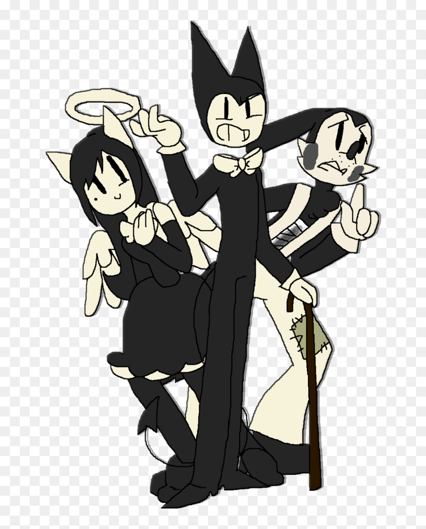 Batim And Cuphead - Bendy And The Ink Machine, HD Png Download - bendy and the ink machine png