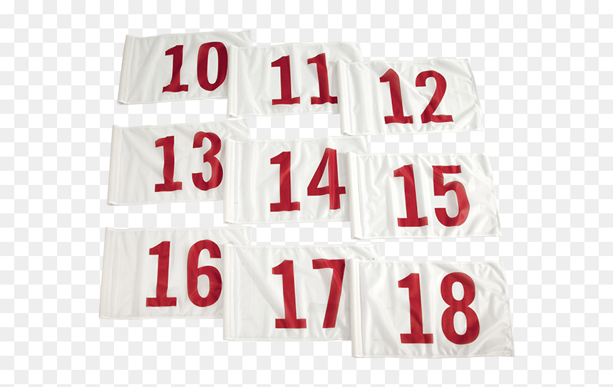 Number, HD Png Download - golf flag png