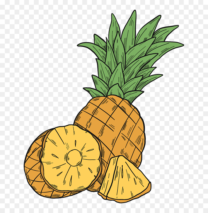 Pineapple Clipart, HD Png Download - pineapple clipart png
