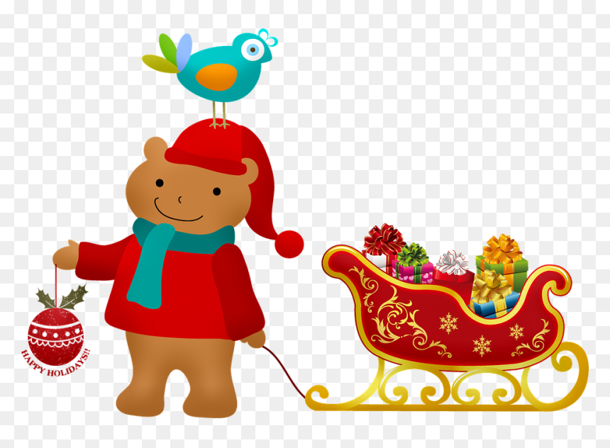 Transparent Sleigh Clipart, HD Png Download - sleigh png