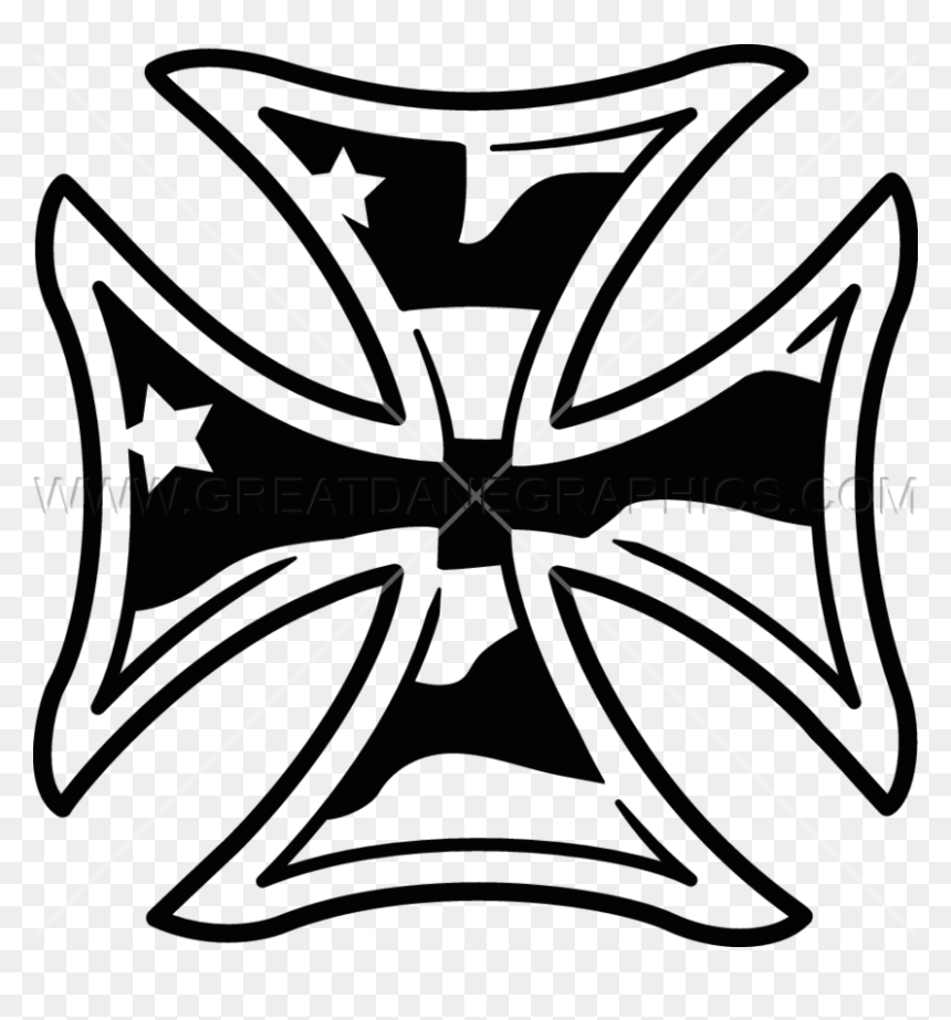 Dessin Croix De Malte , Png Download - Iron Cross Art Png, Transparent Png - iron cross png