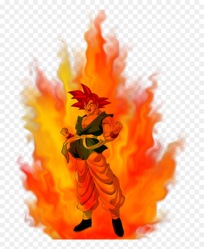 Goku God Aura Pinterest Png Dbz God Aura - Goku Gt Super Saiyan God, Transparent Png - dbz aura png