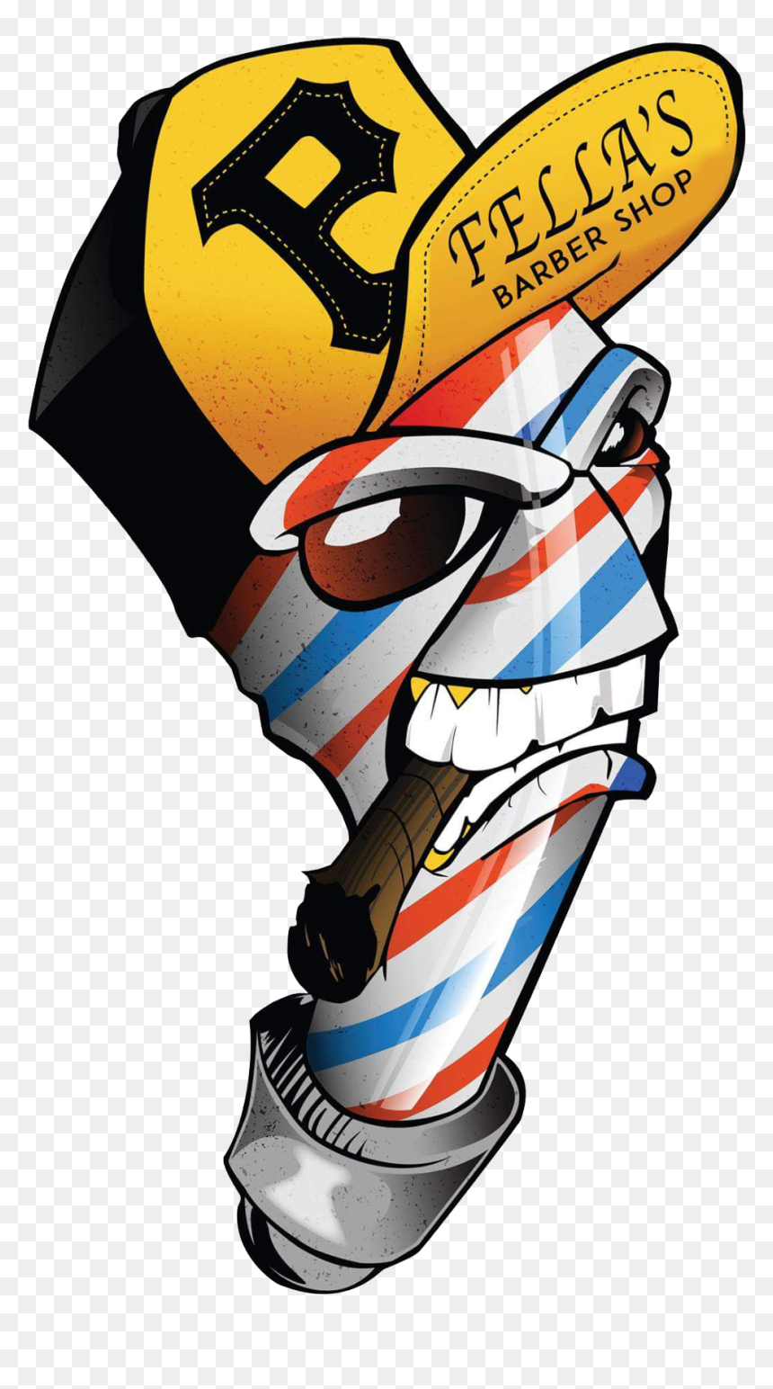 Logo - Cartoon, HD Png Download - barber png